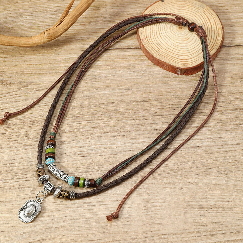 Vintage Bohemiskt Hänge Halsband