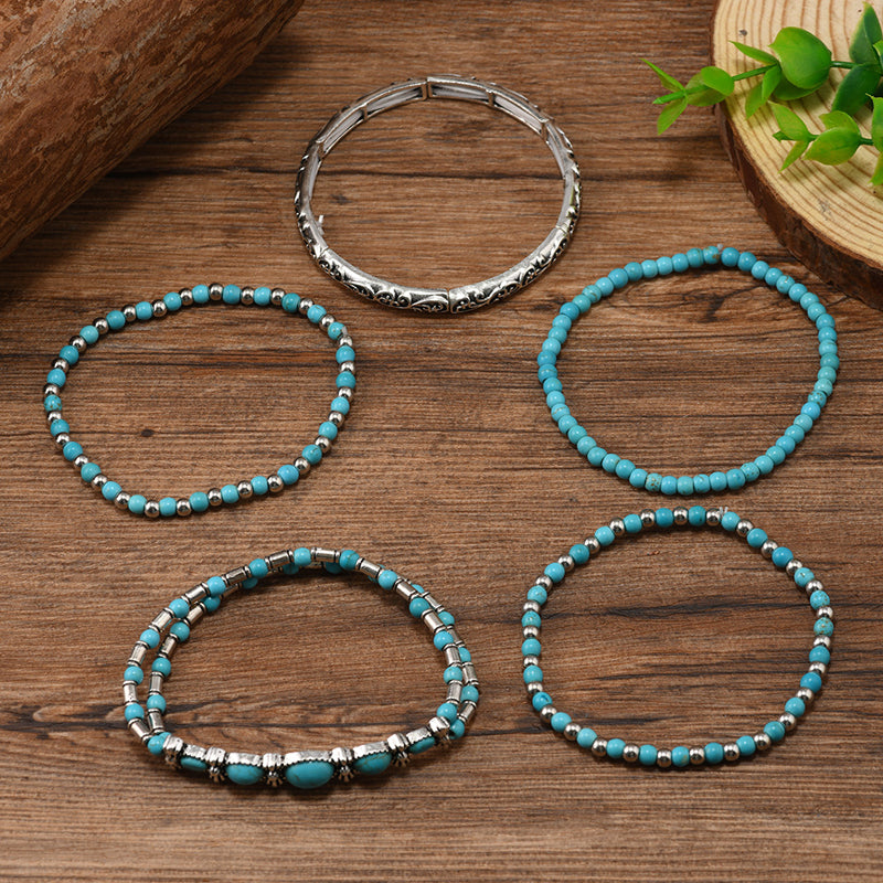 Bohemiskt Armband Med Pärlor