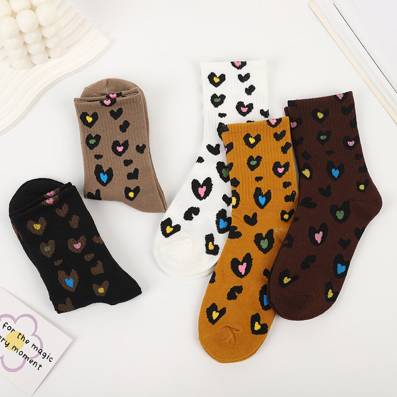 Sockor Med Hjärtmönster