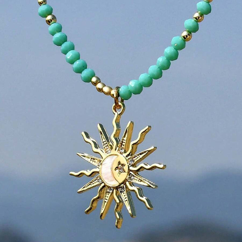 Bohemiskt Solhängande Halsband