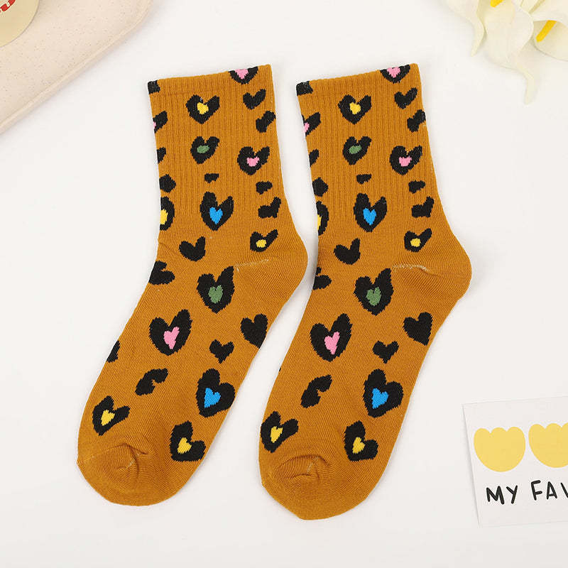 Sockor Med Hjärtmönster