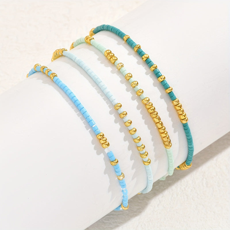 Bohemiskt Armband Med Pärlor