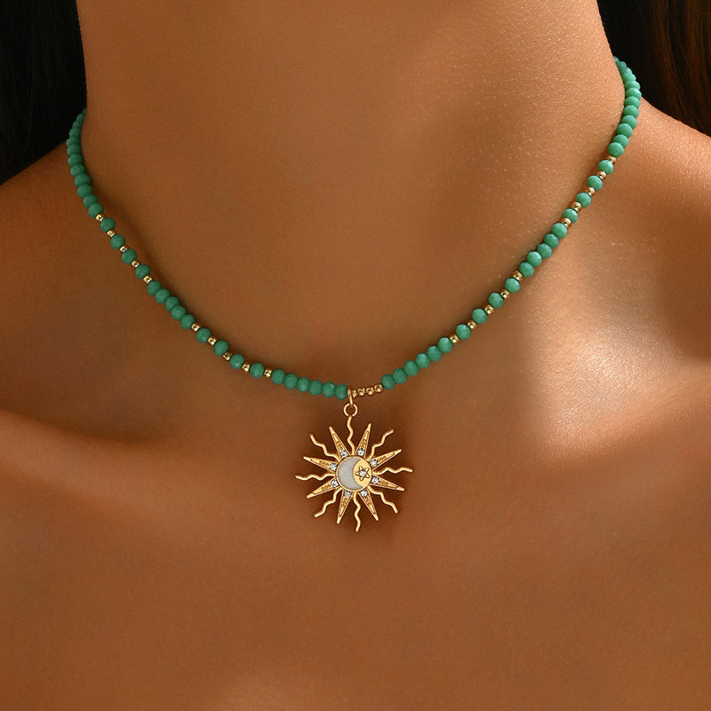 Bohemiskt Solhängande Halsband