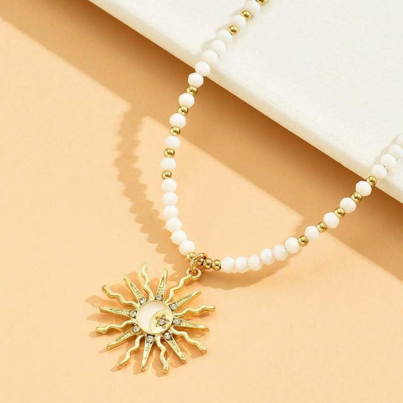 Bohemiskt Solhängande Halsband