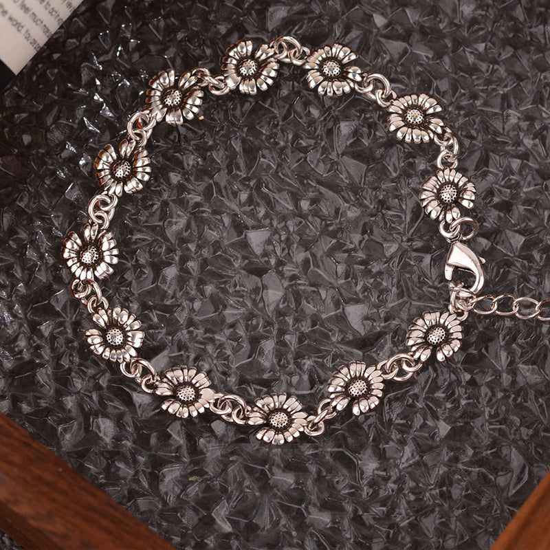 Vintage Armband Med Blommor