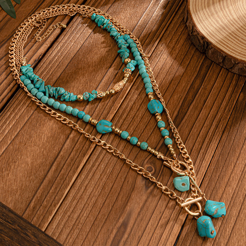 Vintage Etniskt Hänge Halsband