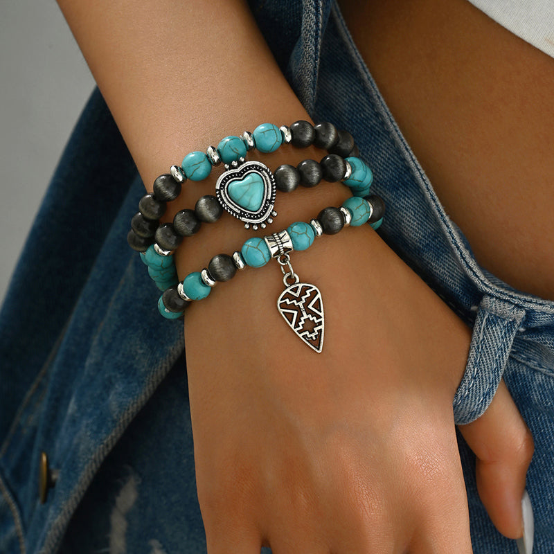 Bohemiskt Armband Med Pärlor