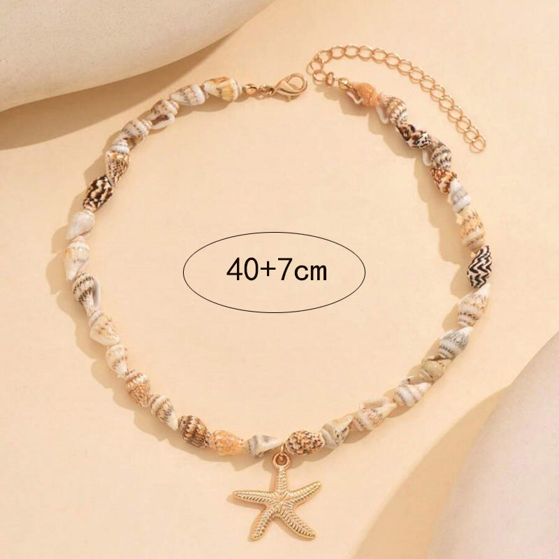 Vintage Bohemiskt Snäckhalsband