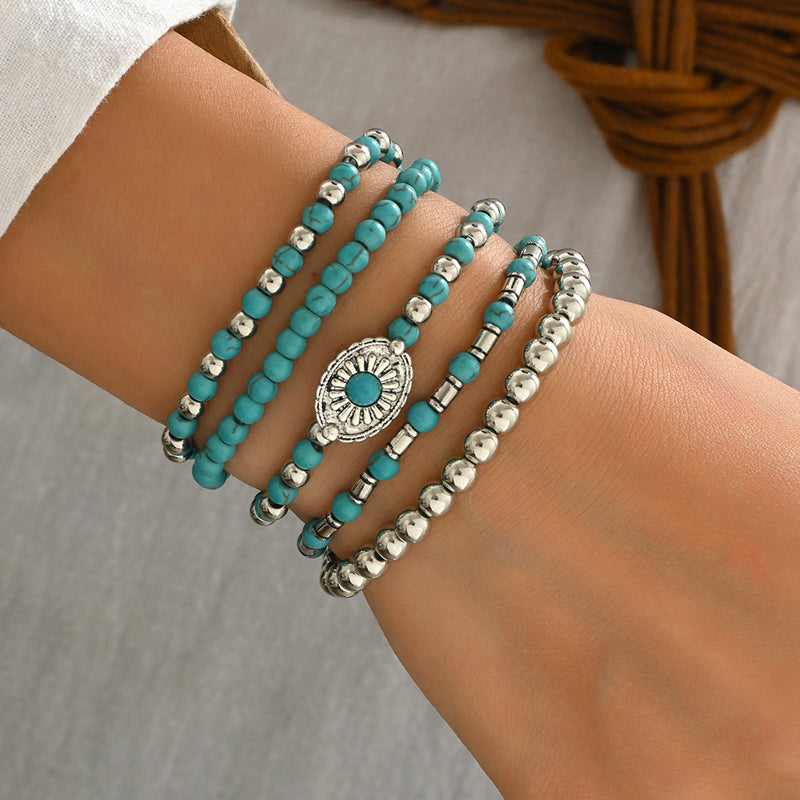 Bohemiskt Armband Med Pärlor