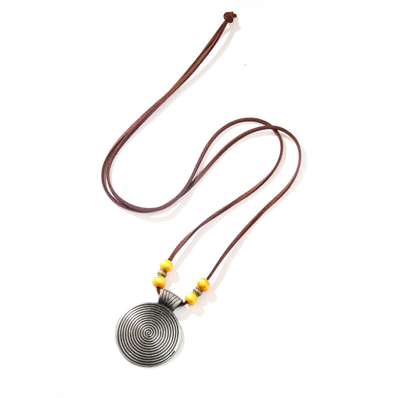 Vintage Etniskt Hänge Halsband