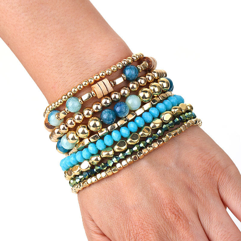 Bohemiskt Armband Med Pärlor