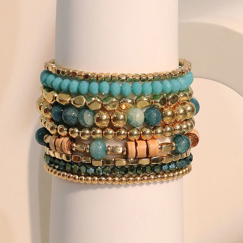 Bohemiskt Armband Med Pärlor