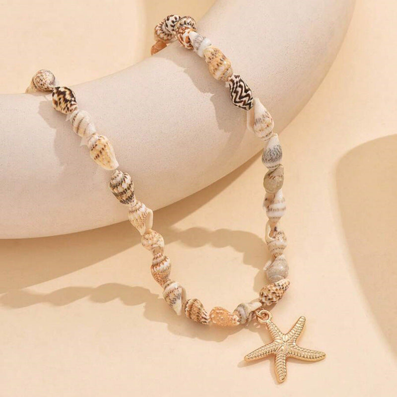 Vintage Bohemiskt Snäckhalsband