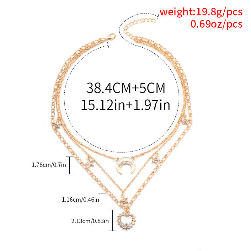 Vintage Bohemiskt Hänge Halsband