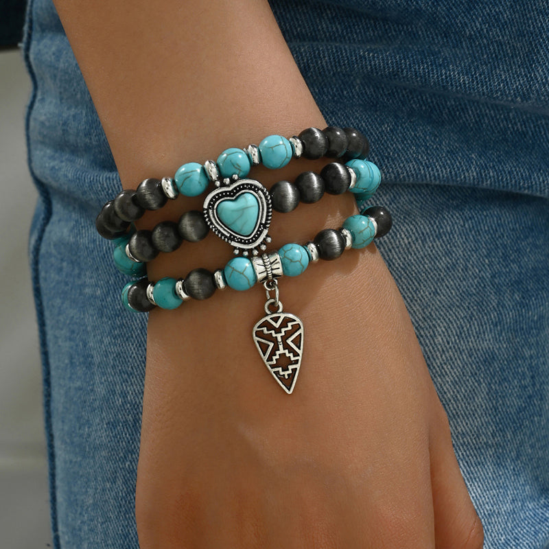 Bohemiskt Armband Med Pärlor