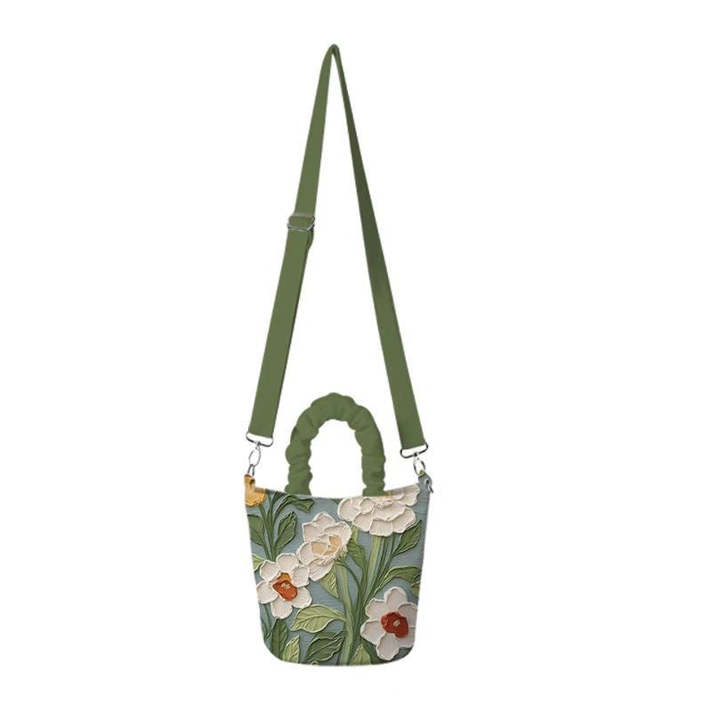 Vintage Blommönster Väska