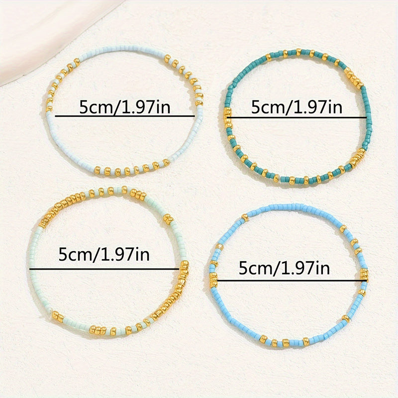 Bohemiskt Armband Med Pärlor