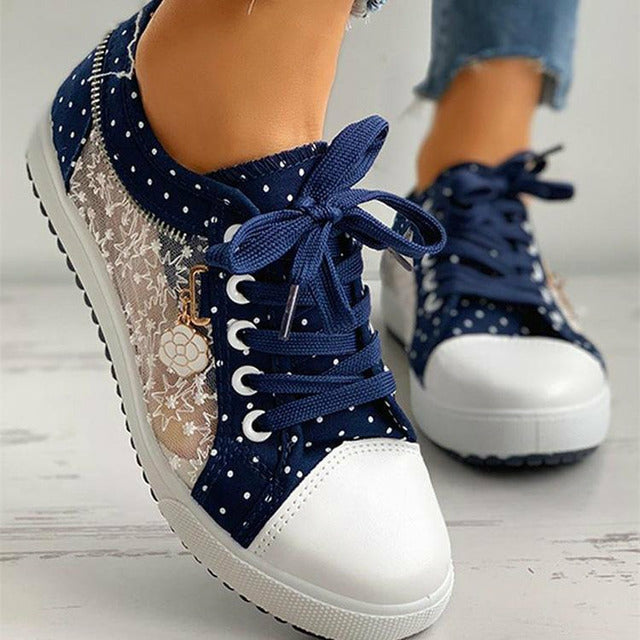 Andningsbara Canvas Sneakers