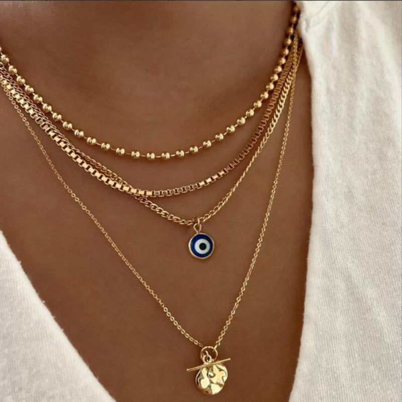 Vintage Bohemiskt Hänge Halsband