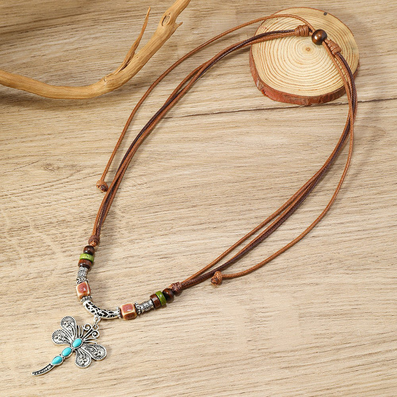Vintage Bohemiskt Hänge Halsband