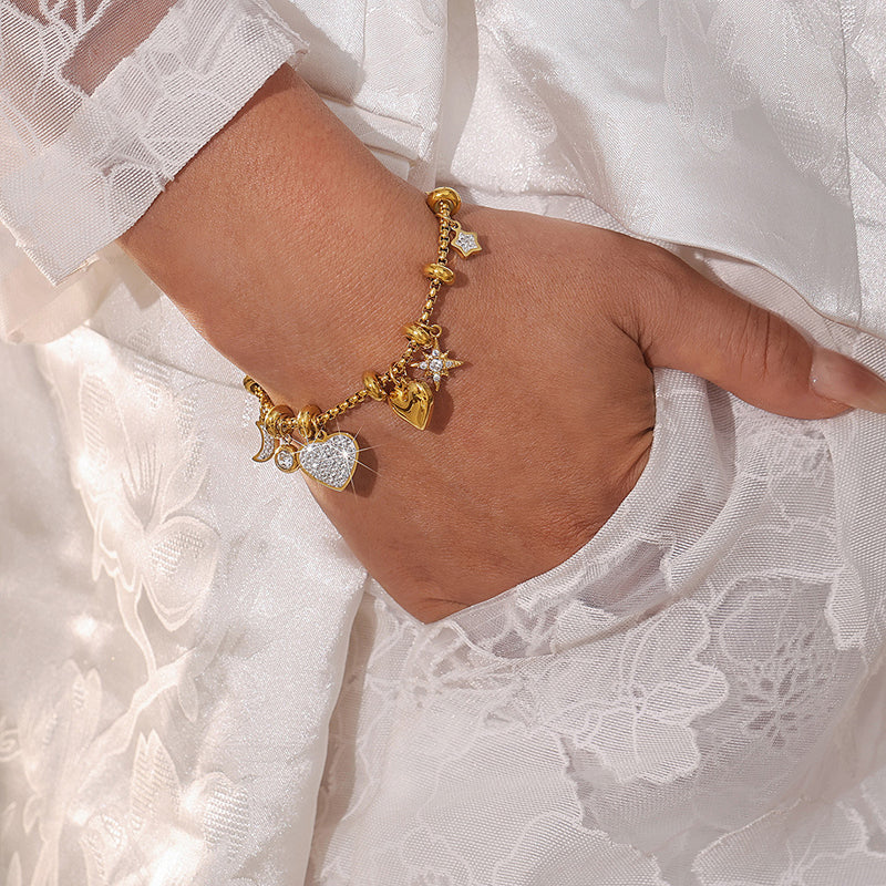 Bohemiskt Hjärta Armband