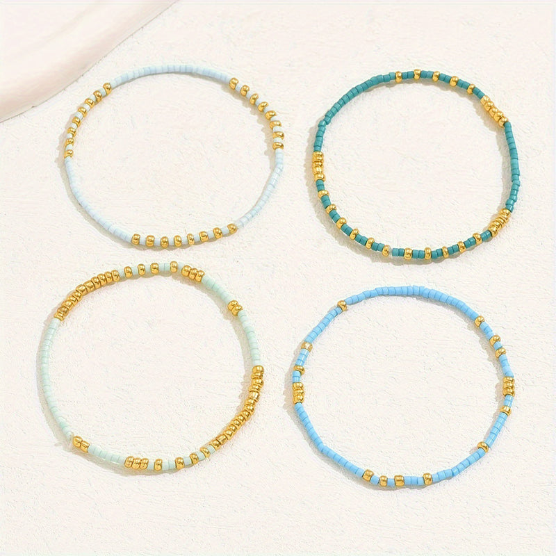 Bohemiskt Armband Med Pärlor