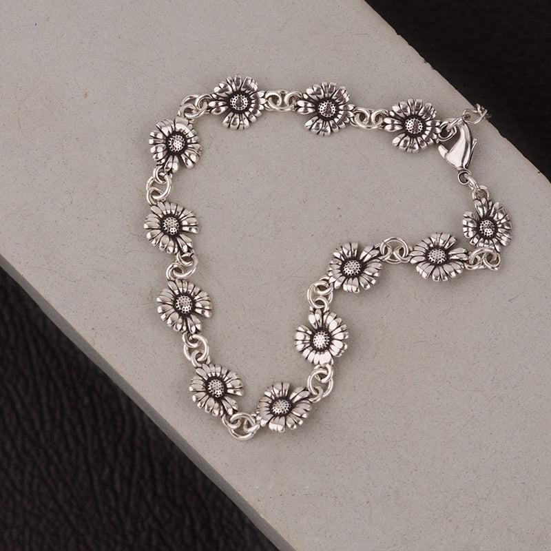 Vintage Armband Med Blommor