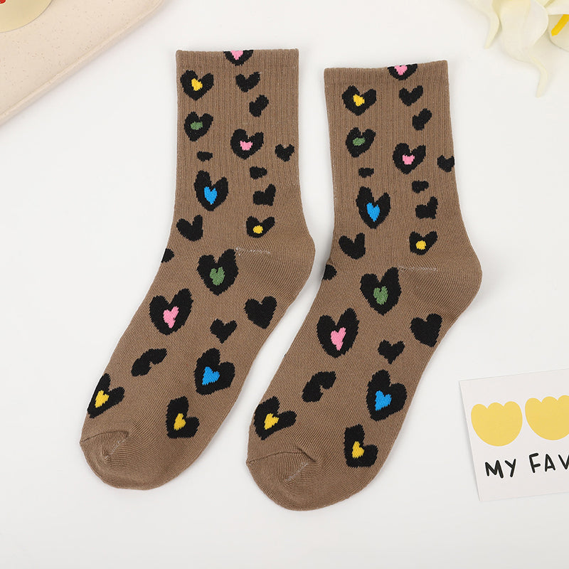 Sockor Med Hjärtmönster