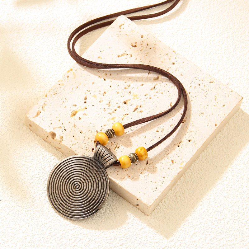 Vintage Etniskt Hänge Halsband