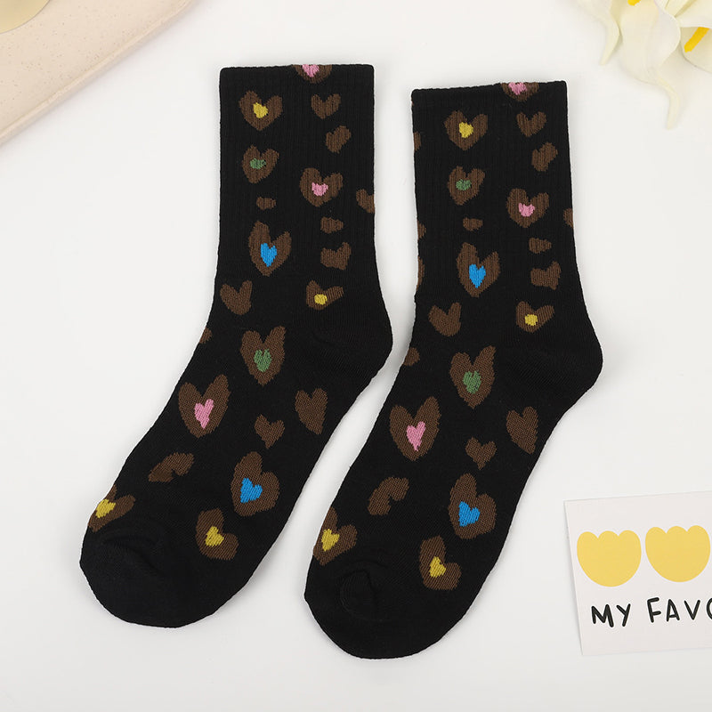 Sockor Med Hjärtmönster