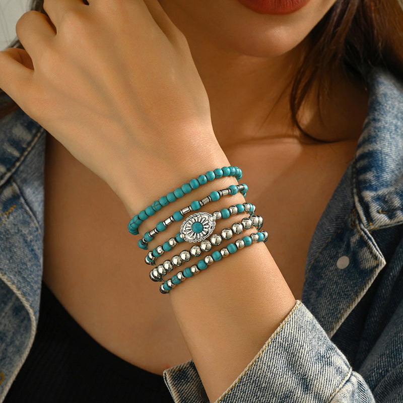 Bohemiskt Armband Med Pärlor