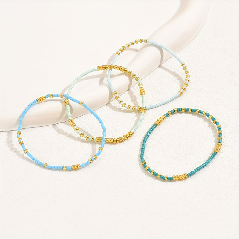 Bohemiskt Armband Med Pärlor