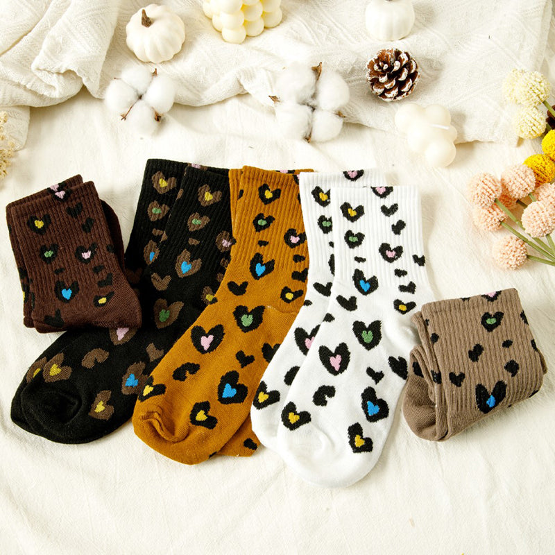 Sockor Med Hjärtmönster